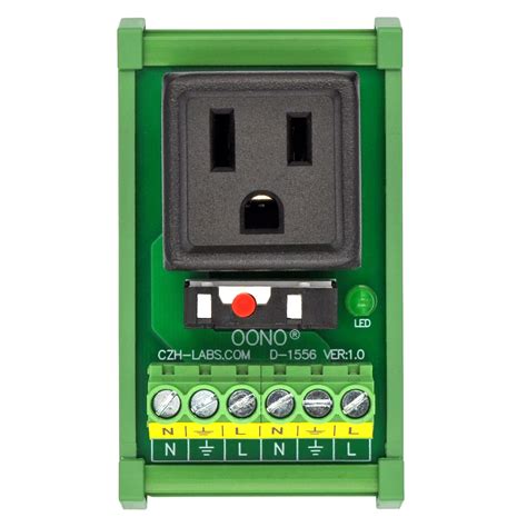 din rail electrical box|din rail mount 120v receptacle.